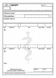 Recept - blok nečíslovaný