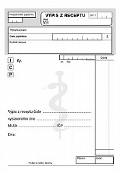 Recept - výpis pro lékárny