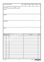 Zdravotní záznam pro stomatologii (ortodoncii)