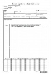 Záznam o průběhu rehabilitační péče