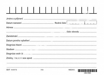 Evidenční štítek