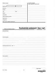 Psychiatrický ambulantní chorobopis