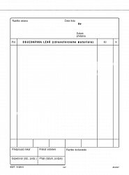 Objednávka léků (zdravotnického materiálu)