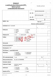 Žádanka o umělé přerušení těhotenství (UPT), hlášení