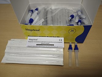 Singclean 6v1 SARS-CoV-2, chřipka A/B, RSV, Adenovirus, Mycoplasma Pneumoniae